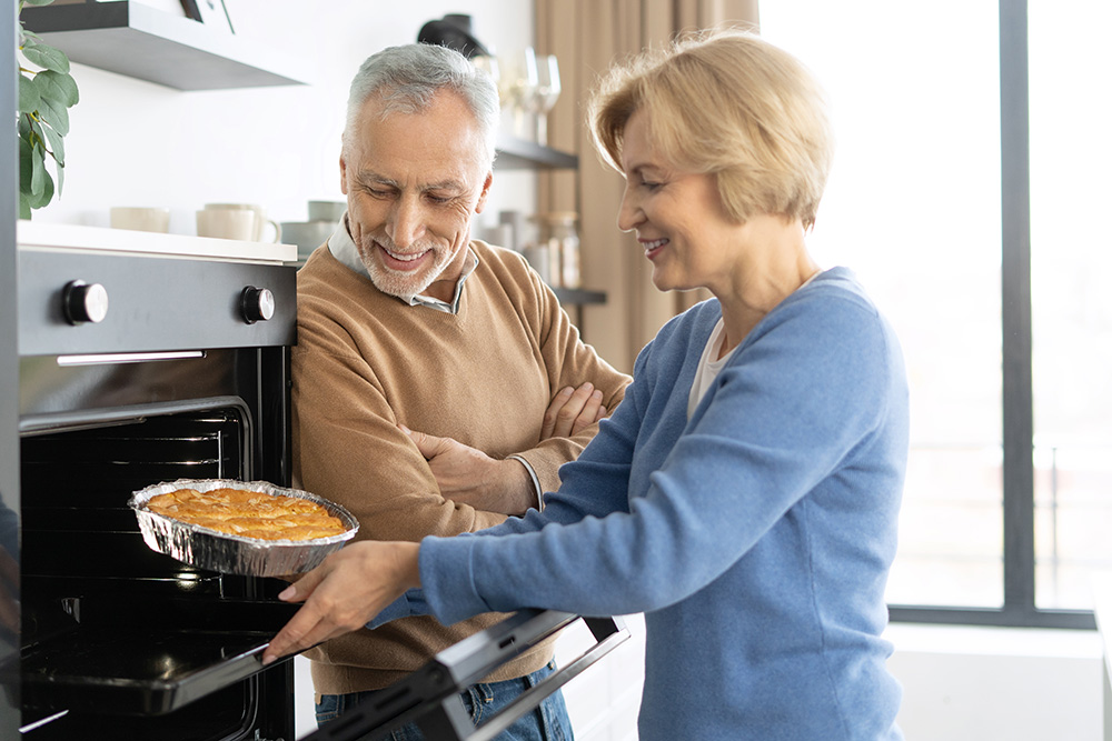 Using the oven to keeping warm in Winter